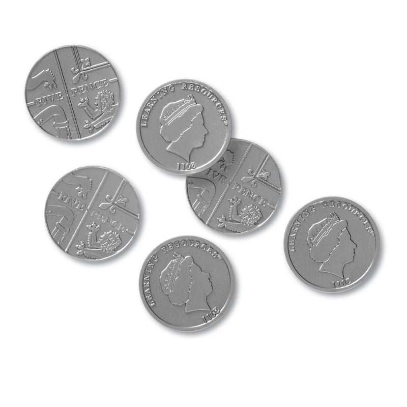 Role Play Money 5p Coins pk 100 Springboard Supplies