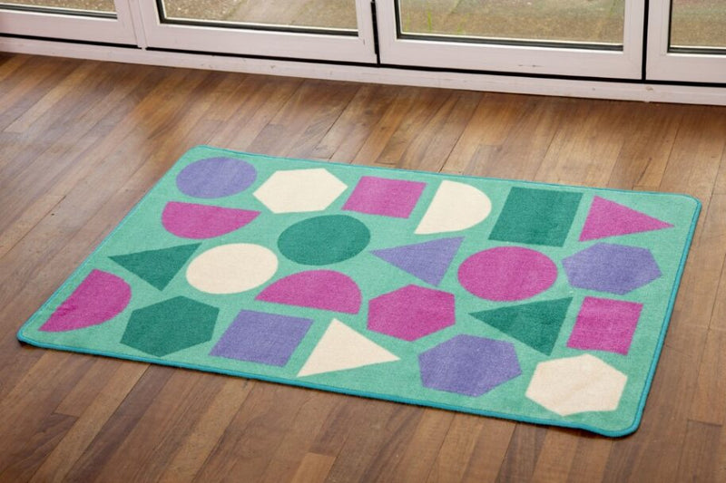 Kinder™ Pastel Geometric Nursery Rug