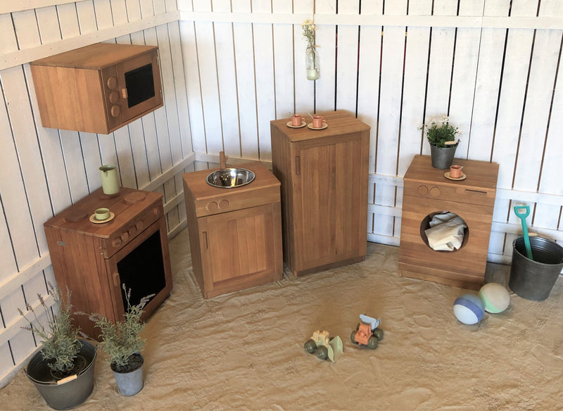 Outdoor Wooden Washing Machine