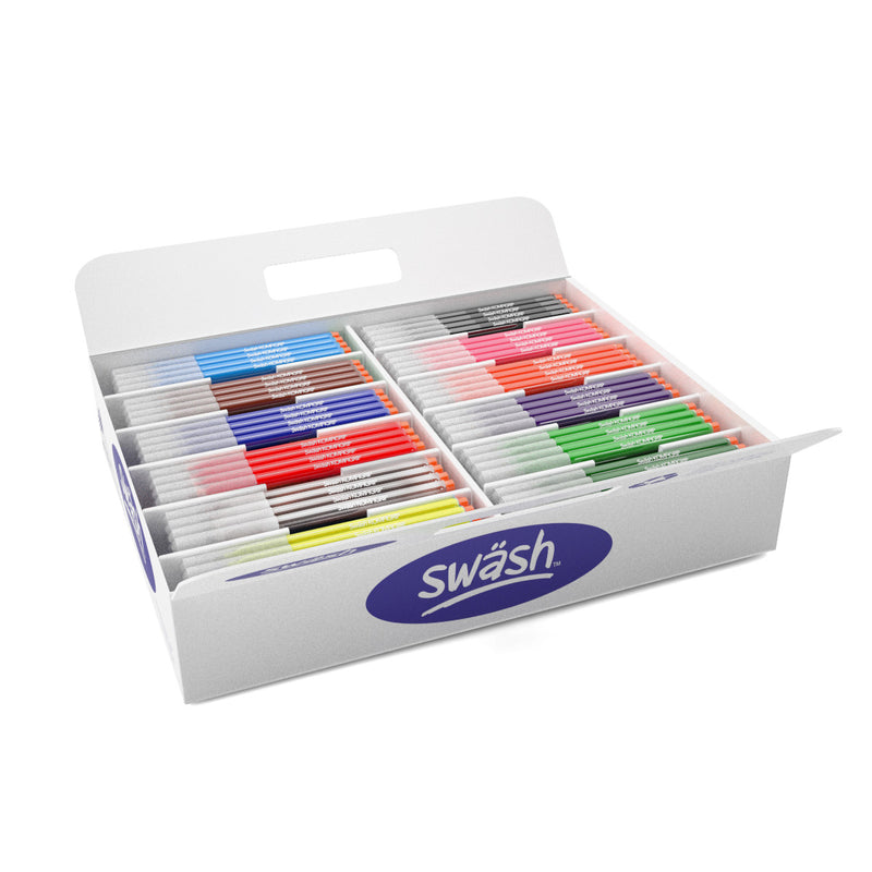 Swash KOMFIGRIP Broad Tip Colouring Pens pk 300