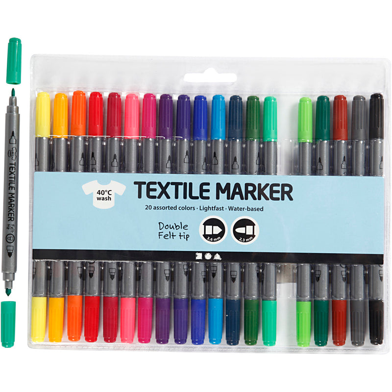 Textile Fabric Markers pk 20