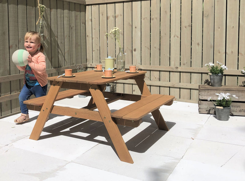 Outdoor Wooden Picnic Table