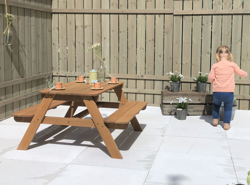 Outdoor Wooden Picnic Table