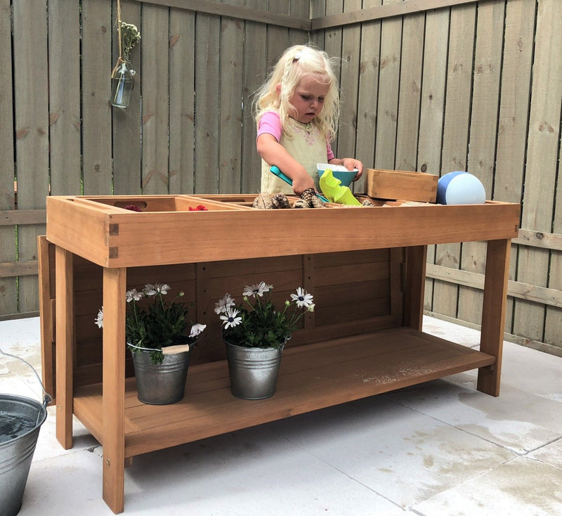 Outdoor Sorting Table with Lid