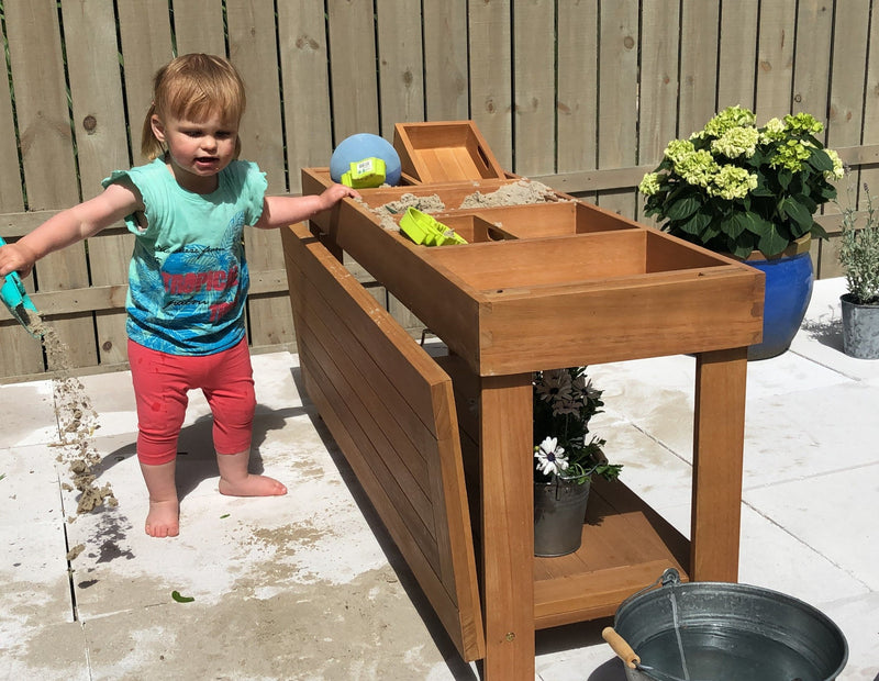 Outdoor Sorting Table with Lid