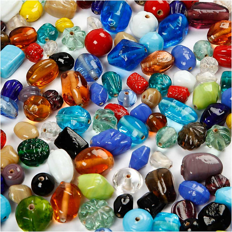 Assorted Glass Beads 1kg