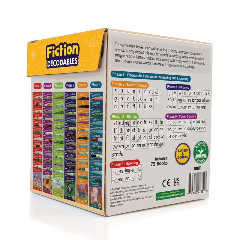 Letters & Sound Set 2 Fiction Boxed Set