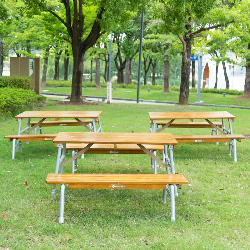 Outdoor Table And Bench Set