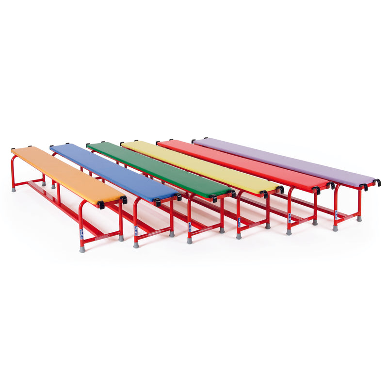 Steel Padded Balance Bench 2m 6pc