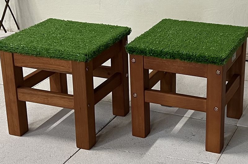 Outdoor Grass Seat Stool 2pc