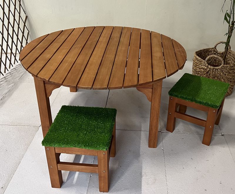 Outdoor Grass Seat Stool 2pc