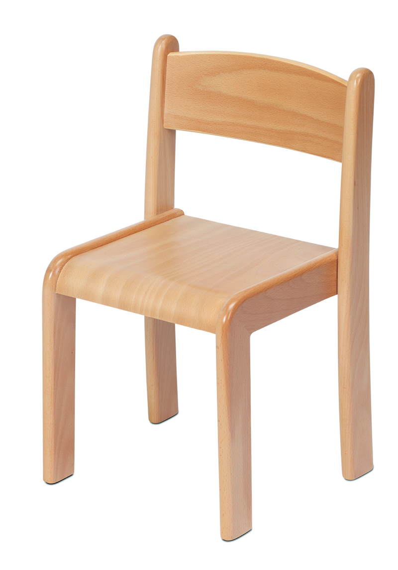 Millhouse Beech Stacking Chair 4pc