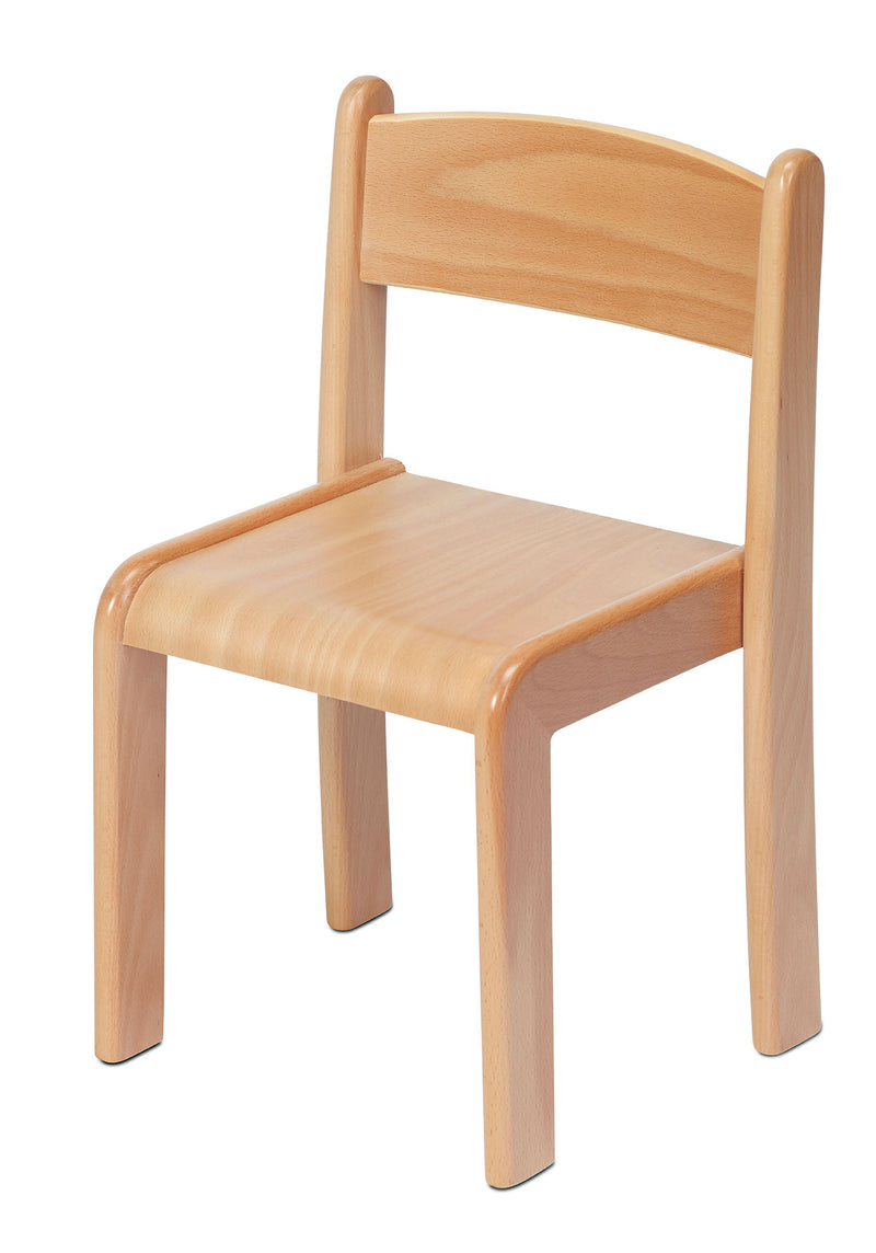 Millhouse Beech Stacking Chair 4pc