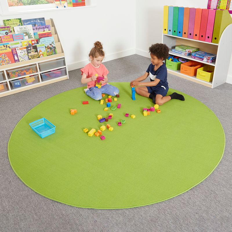 Round Carpet 2m - Green