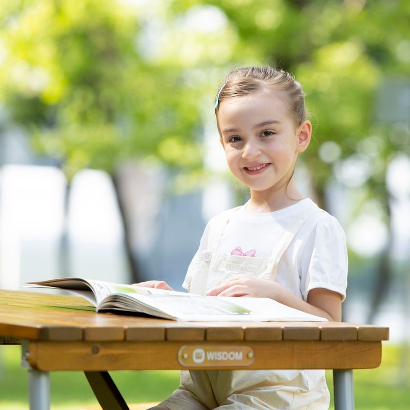 Outdoor Table And Bench Set