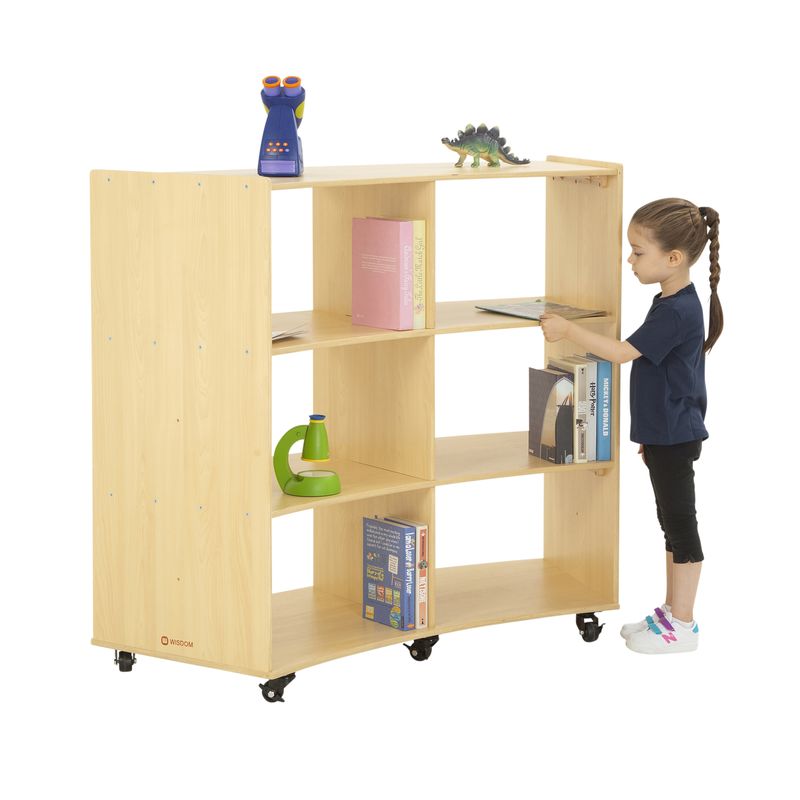 3-Shelf Curved Storage Unit