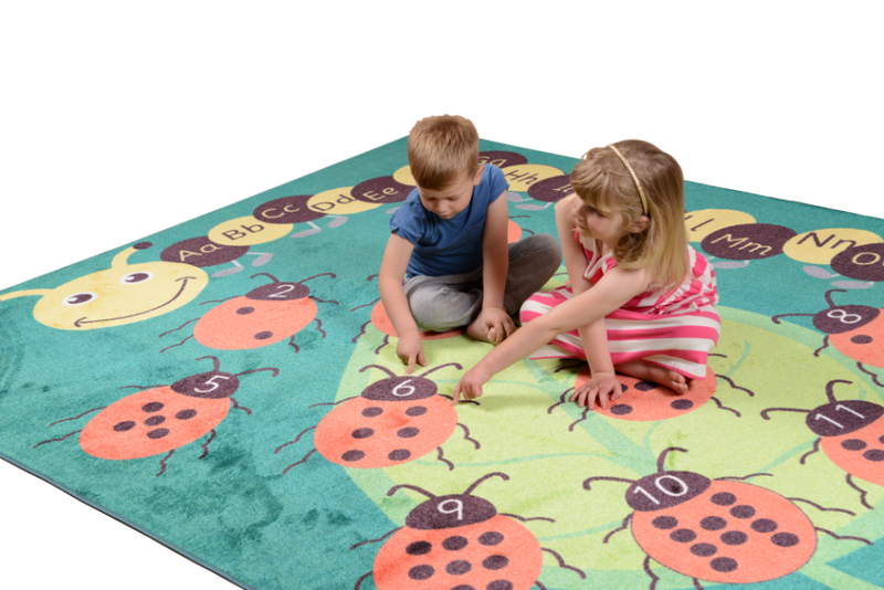 Caterpillar ABC Ladybirds Carpet 3x2m