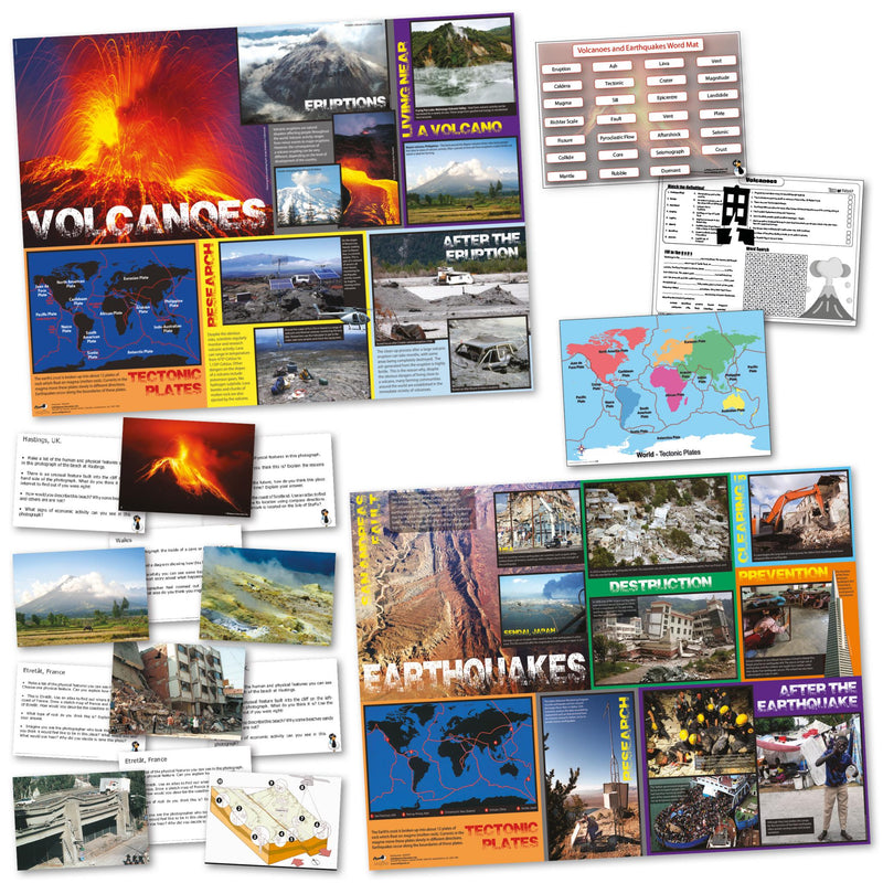 Volcano and Earthquakes Curriculum Pack