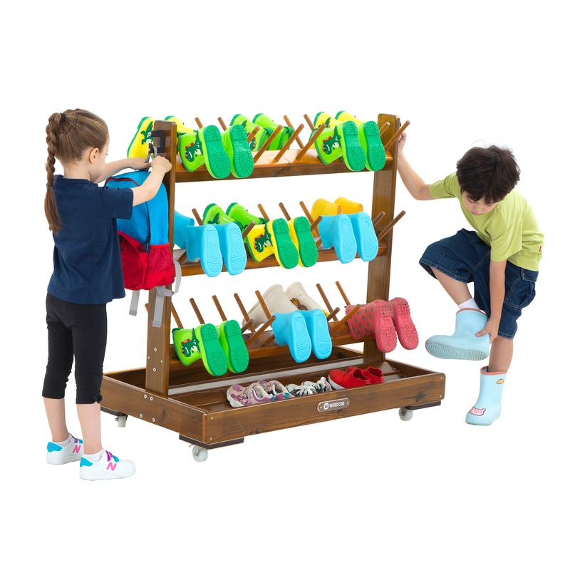 Outdoor Mobile Welly/Shoe Rack