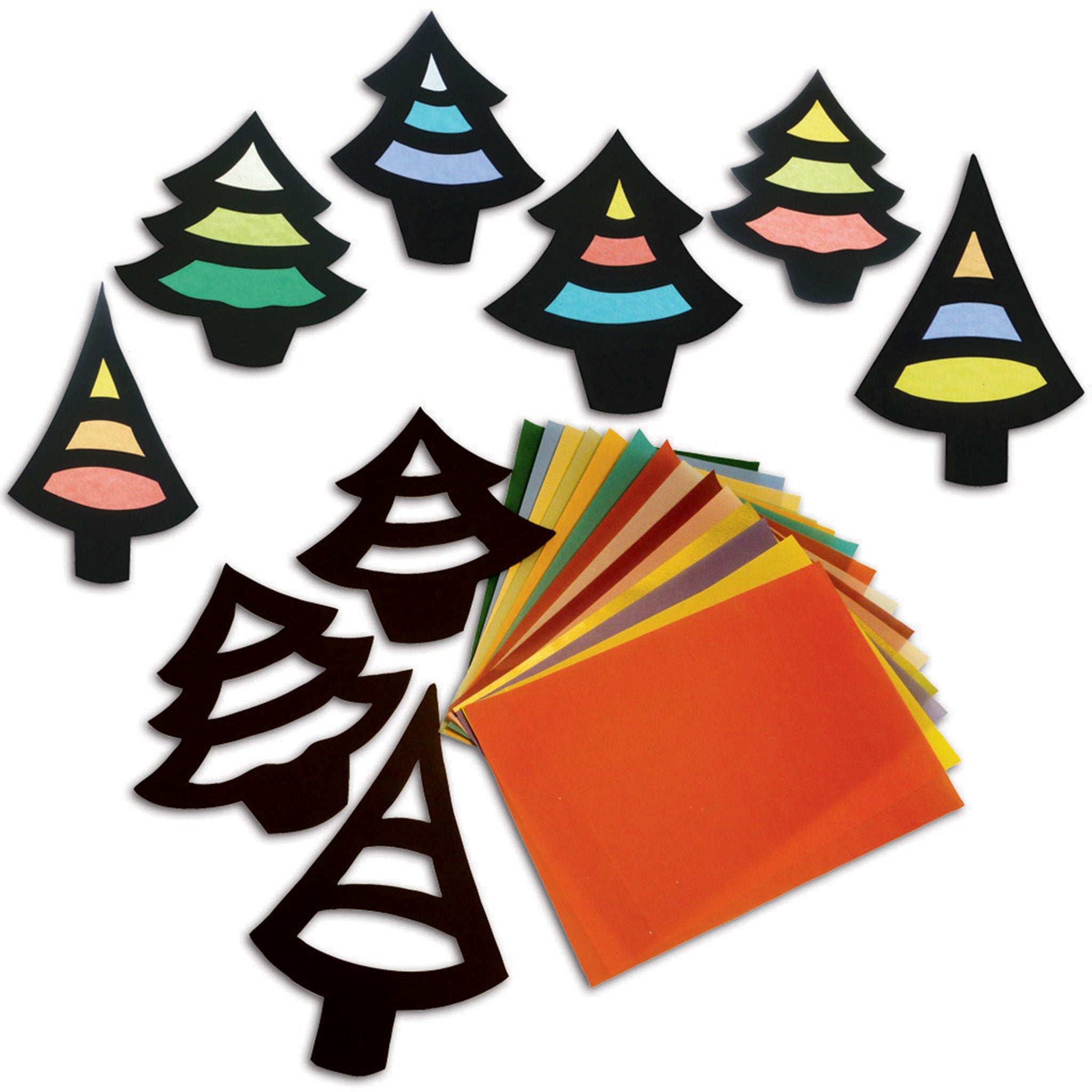 Stained Glass Trees pk 30 – Springboard Supplies