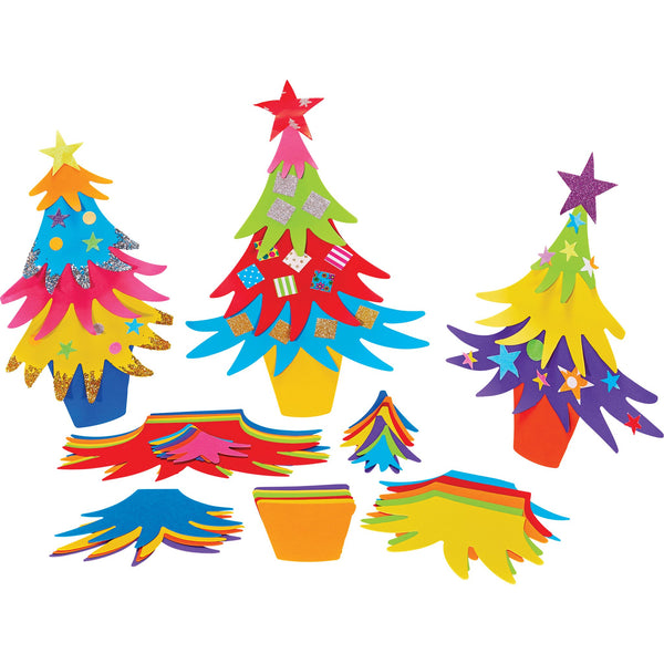 Christmas Trees Craft Sticks Bulk Saver - Festivals from Early Years  Resources UK