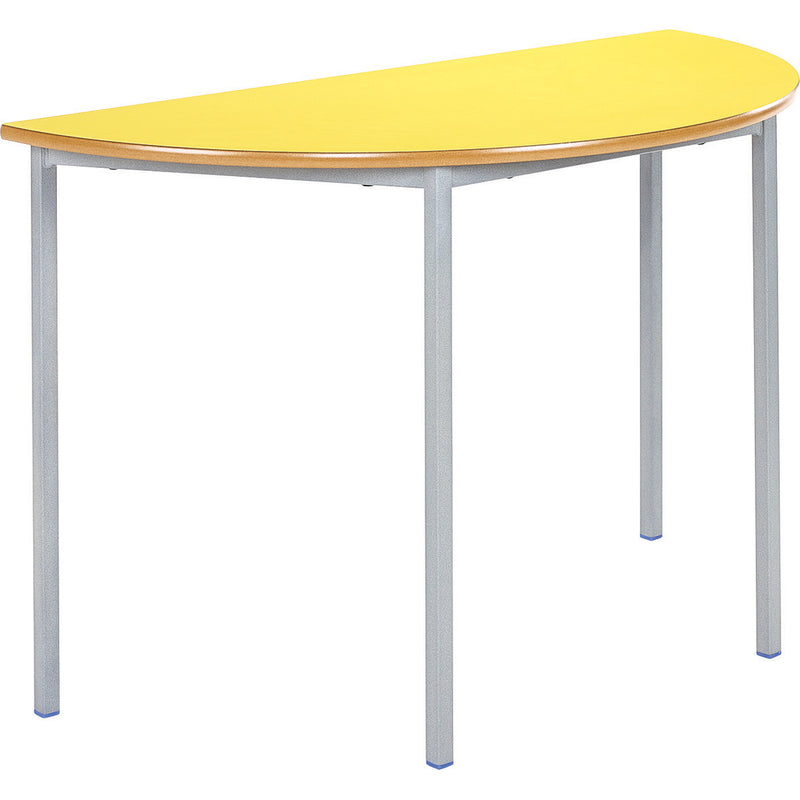 Fully Welded Classroom Table - Semi-Circle