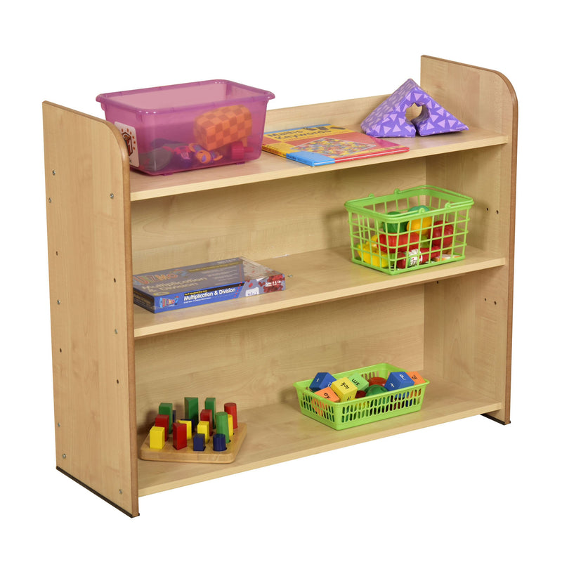 Maple Three Shelf Bookcase  